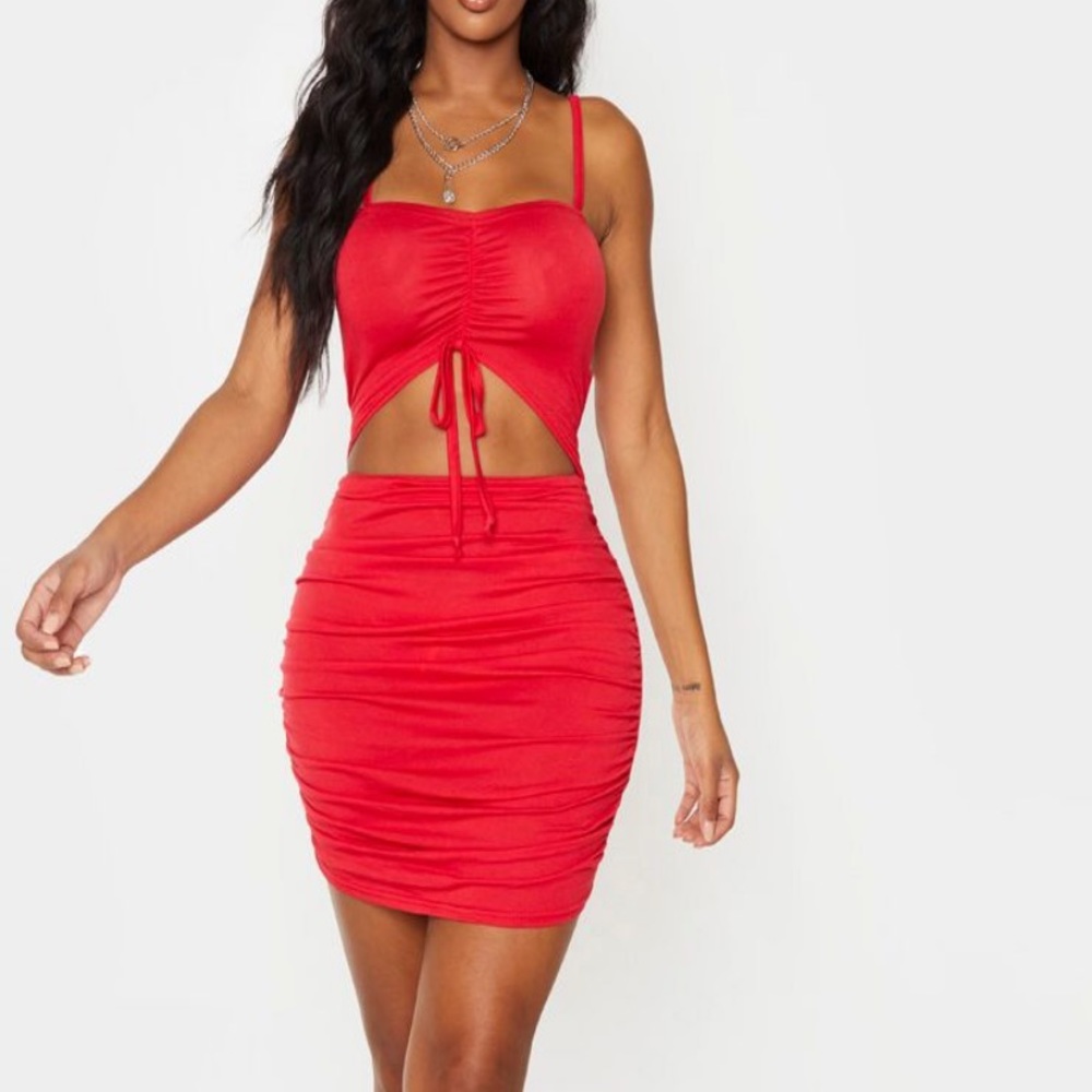 Pretty Little Thing Cut Out Dress